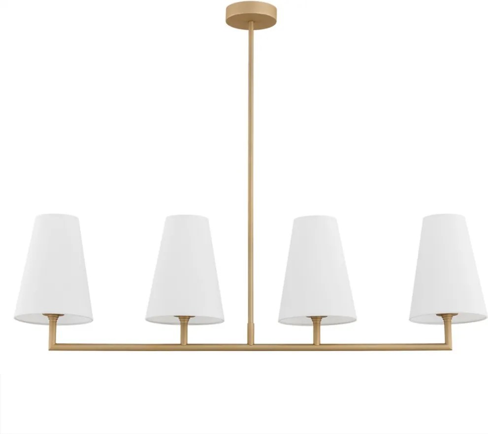 ARGON 1828 SAFIANO Modern Csillár Fehér, Arany E27 IP20