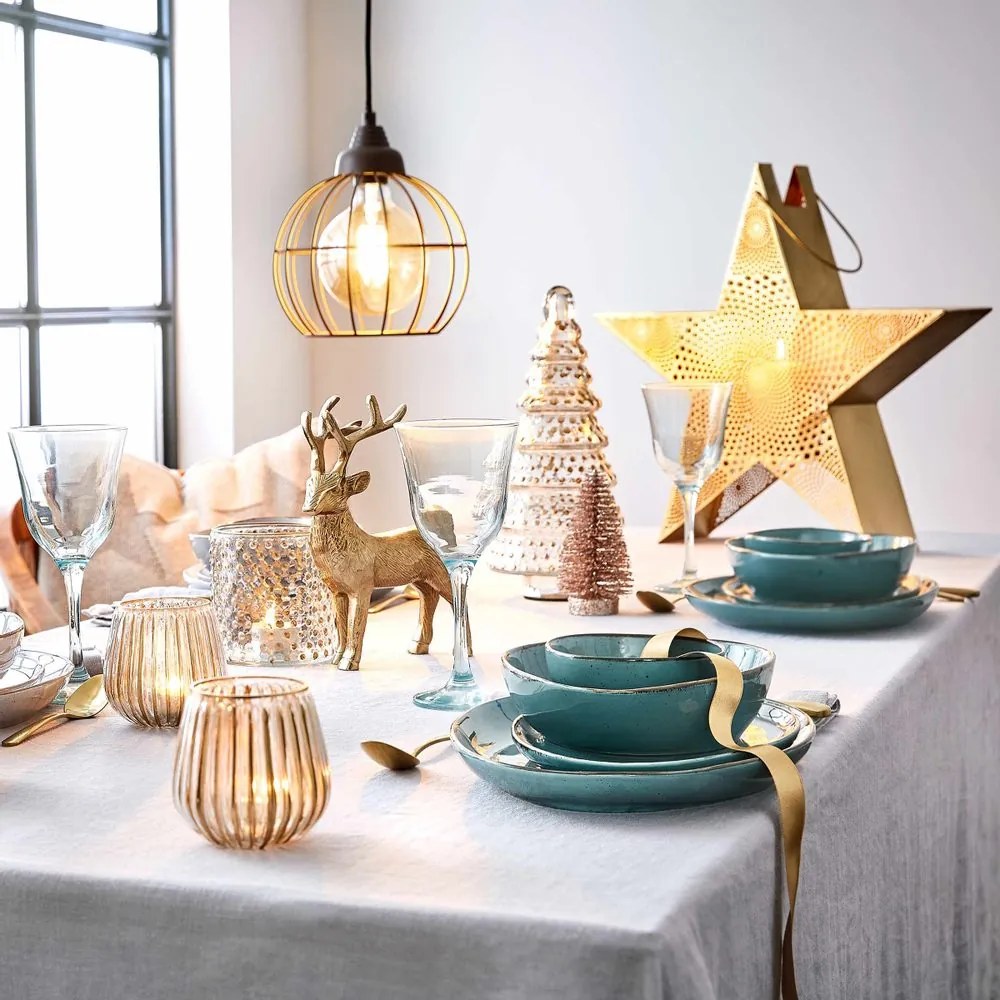 FINCA 16 db-os étkészlet, kék