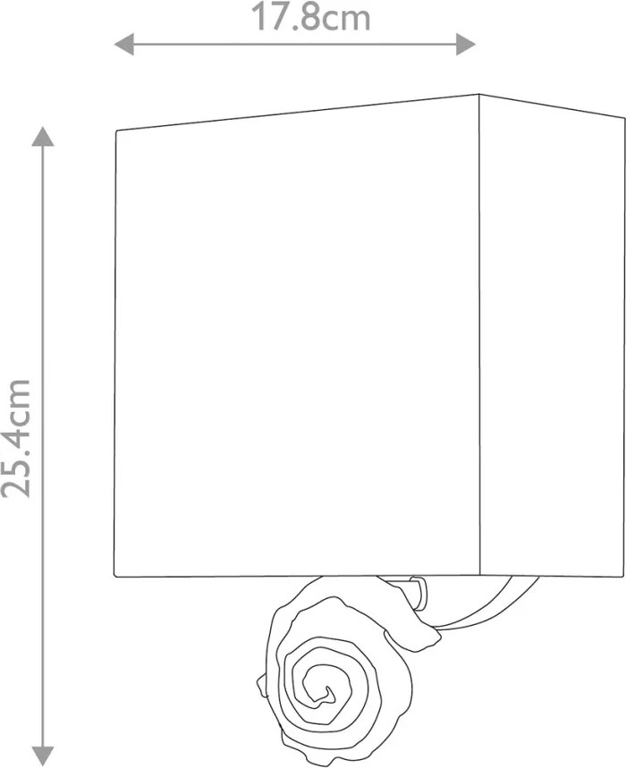 Flambeau Swirl FB-SWIRL-1S-G Fali lámpa 1x60 W/E27