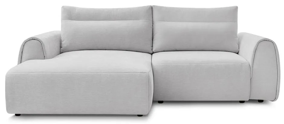 Világosszürke sarokkanapé Aden – Bobochic Paris