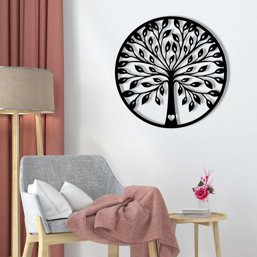 Sadi fém fali dekoráció, 58×58 cm