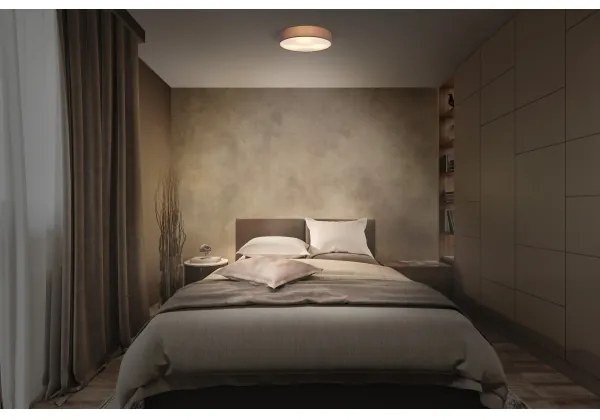 Osram - ORBIS PARIS mennyezeti lámpatest, 1x E27/25W/230V, átmérő 30 cm, barna