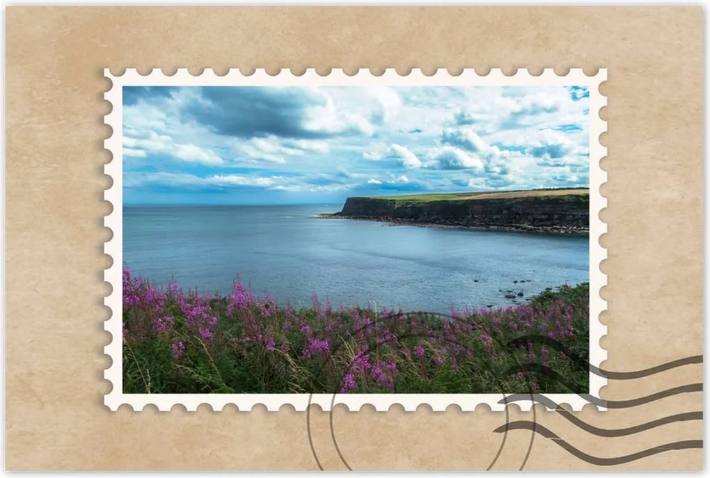 Poszterek 60x40 Illatos tájkép sziklával