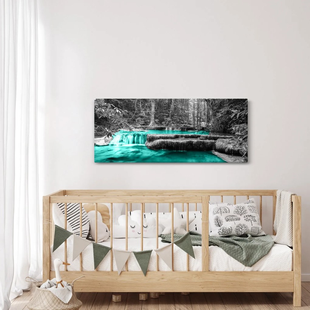Kép - Téli folyó (120x50 cm)
