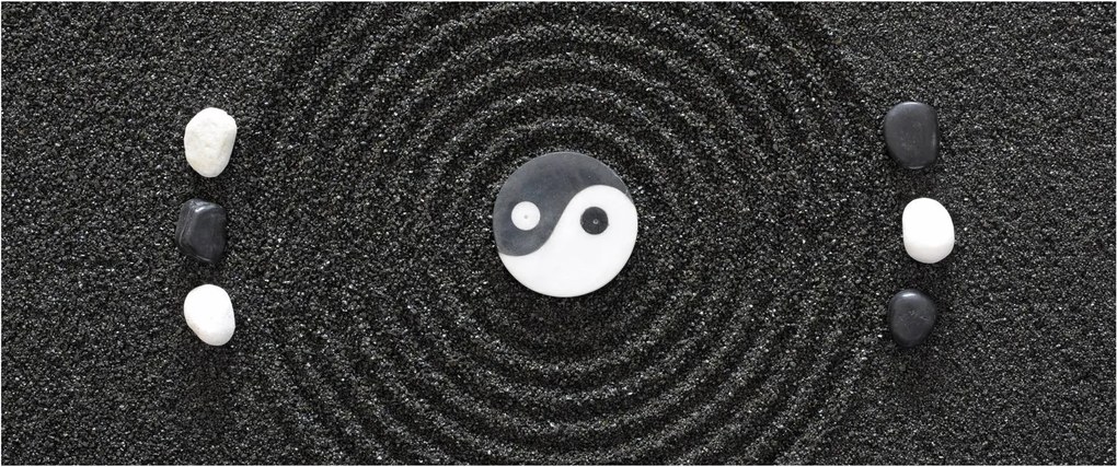 Kép - Yin és Yang (120x50 cm)