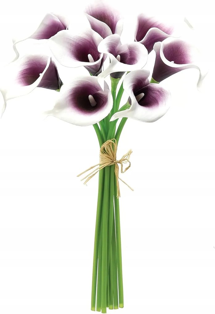 Calla Liliom Művirág Csokor 20 db 30 cm magas
