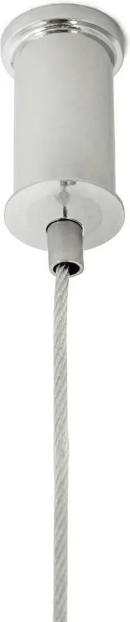 KING HOME JD8169-100SILVER RING Modern Led Függesztett Lámpa Ezüst LED IP20