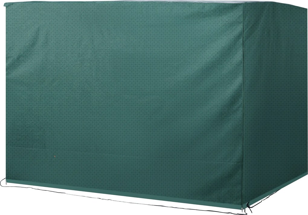 Outsunny 3-Fős Hinta Fedelet, Vízálló Télen Biztosító Védő Burkolat Kerti Hintákhoz, Szélálló UV-álló Borítás Kerti Bútorokhoz, Függő Szék, 215 x 155