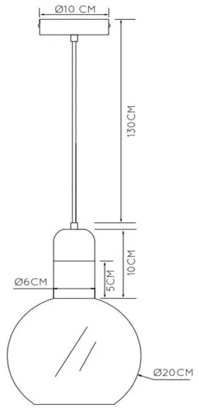 Lucide 34438/20/65 - Csillár zsinóron JULIUS 1xE27/40W/230V