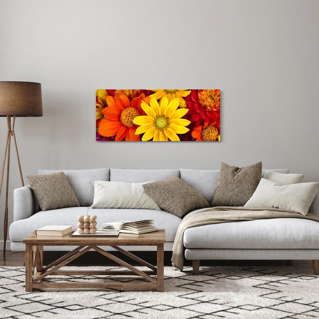 Virágos kép (120x50 cm)