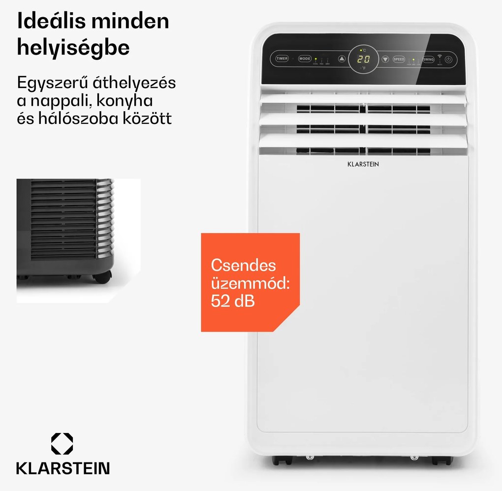 Metrobreeze New York Smart 12k, mobil klíma, 12000 BTU / 3,5 kW, A energiaosztály, távirányító