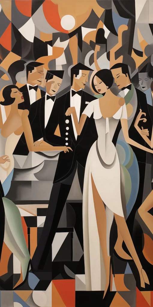 Poszter 50x100cm Art Deco bál