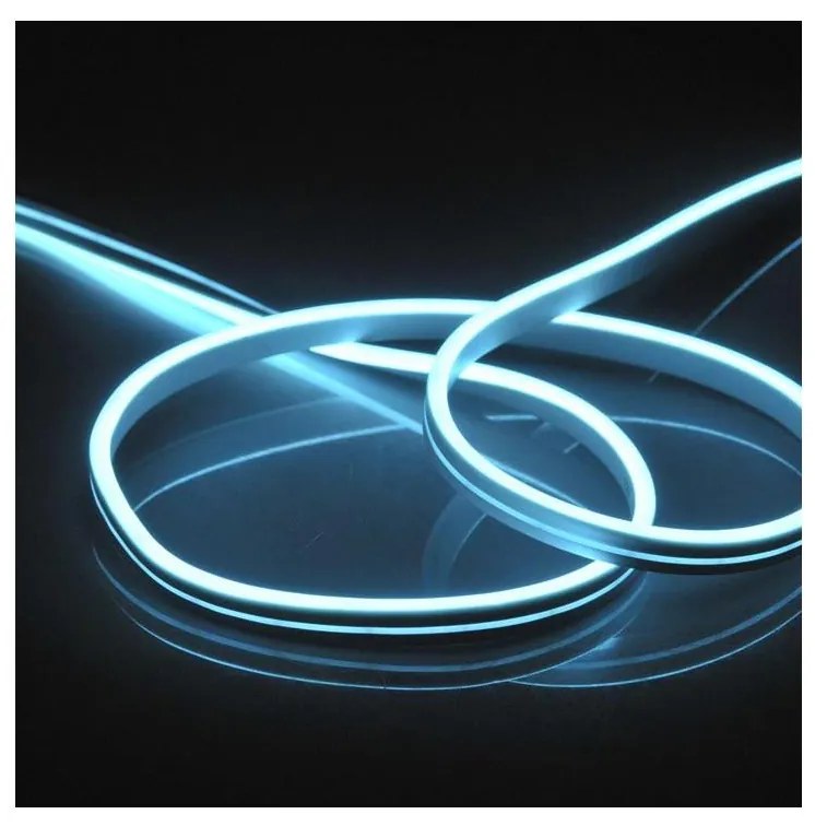 NEON LED szalag 5m, 40W, 24V, kék, IP65 védelem