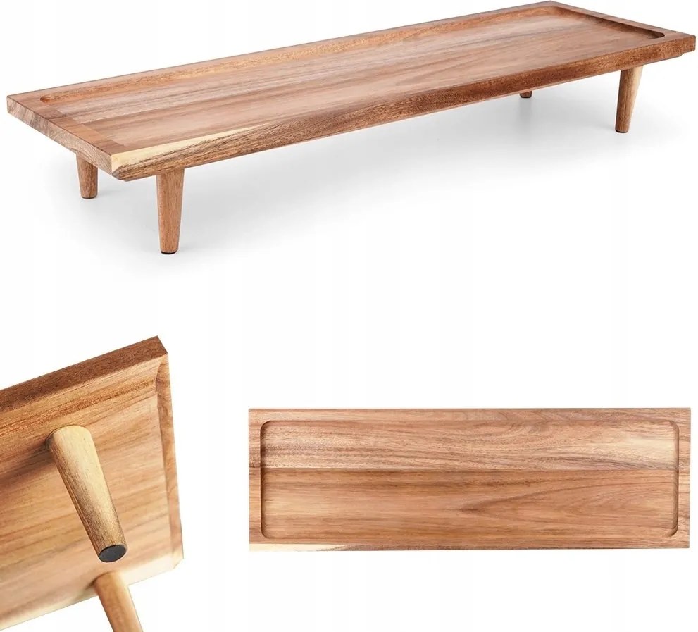 Snack tálaló deszka Fa Excellent Houseware 55 x 18 cm