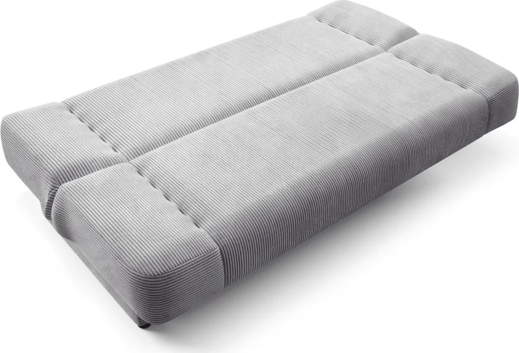 Wersalka Rozkładana PIANO Szara Sztruksowa