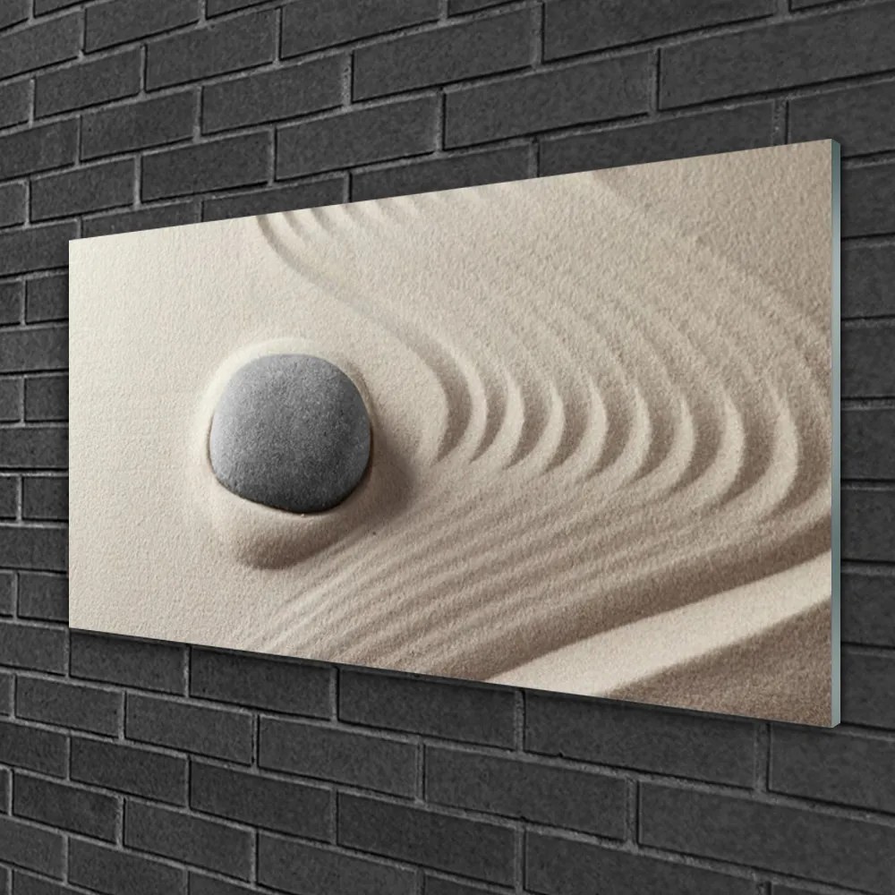 Üvegkép falra homokkő Art 120x60cm