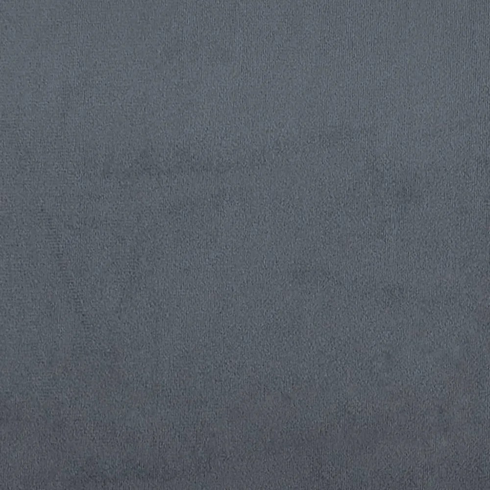 sötétszürke bársonypad 110 x 76 x 80 cm