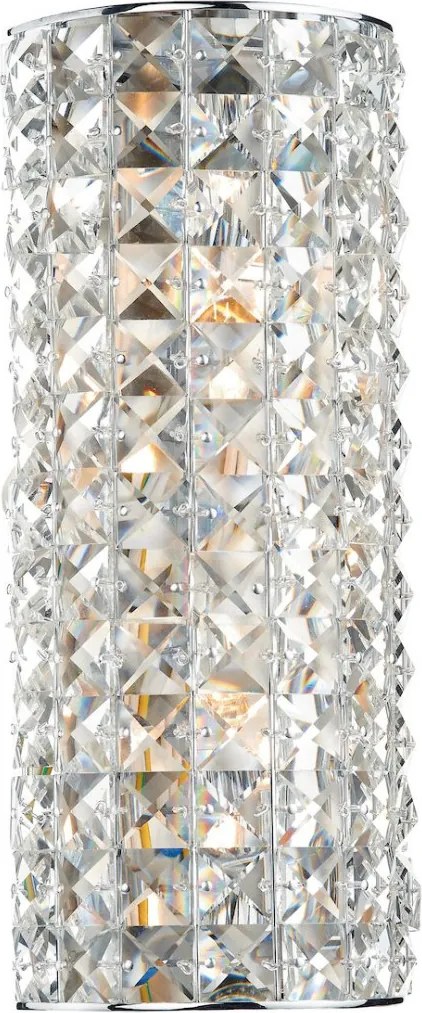 DAR LIGHTING MAT0950 MATRIX Kristály Fali Lámpa Csiszolt króm G9 IP20
