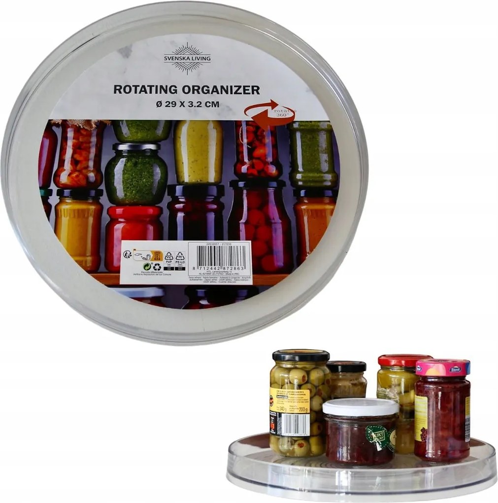 Forgó Fűszertartó Állvány Szervező Üvegekhez Fűszertartó Fűszerekhez