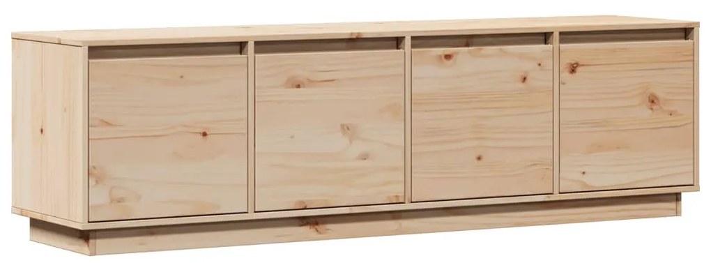 tömör fenyőfa TV-szekrény 156 x 37 x 45 cm