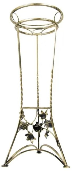 Virágállvány 72x28 cm arany