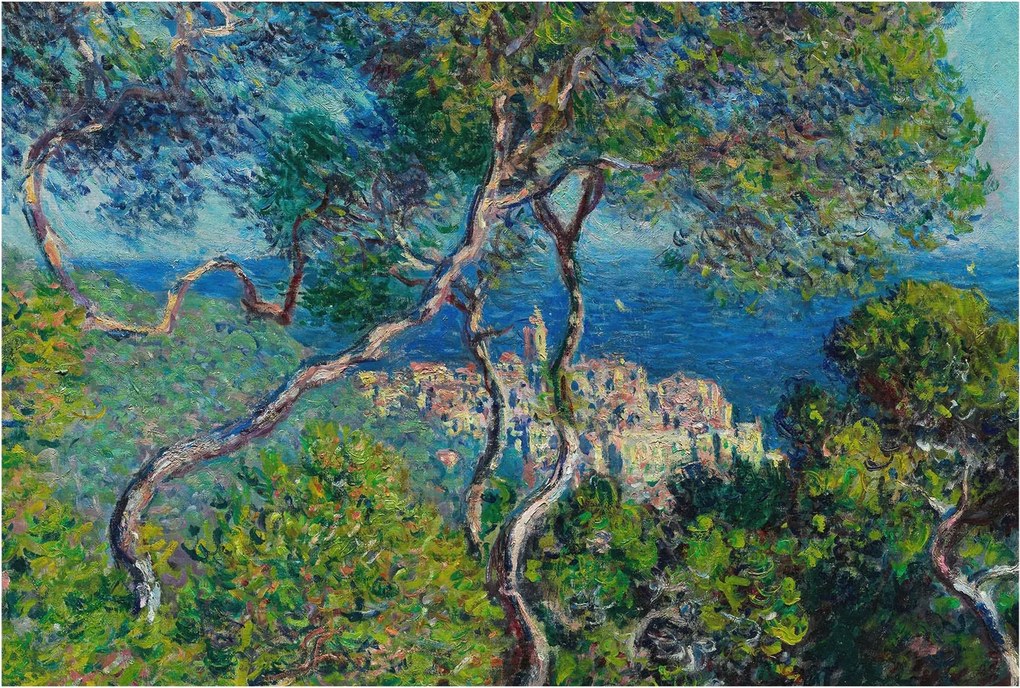 Fotótapéta Fali tapéta a nappaliba Mediterrán kilátás 104x70 Ragasztó