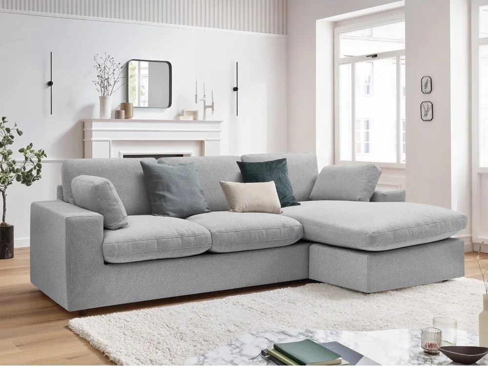 Világosszürke sarokkanapé Belair – Bobochic Paris
