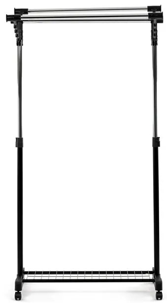 Fekete Fém Ruhafogas. 84521 BK