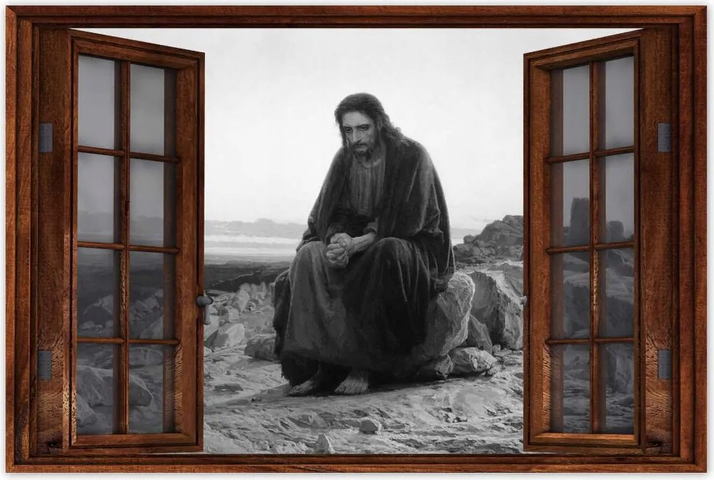 Poszterek 90x60 Jézus imája a kertben