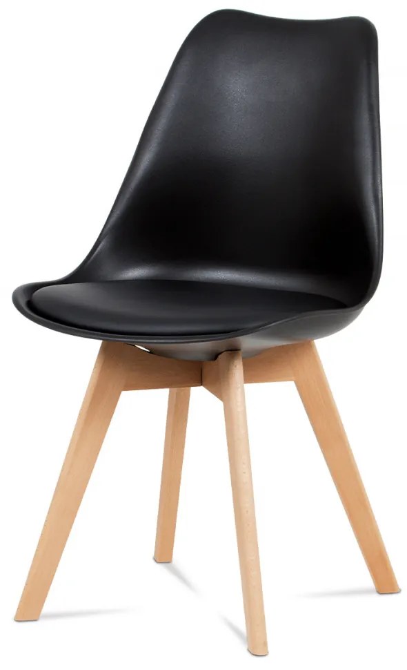 Scaun modern Monza scandinav Multicolor din piele textilă Perna scaunului