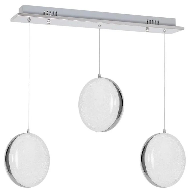 LED Csillár zsinóron LIRA 3xLED/27W/230V