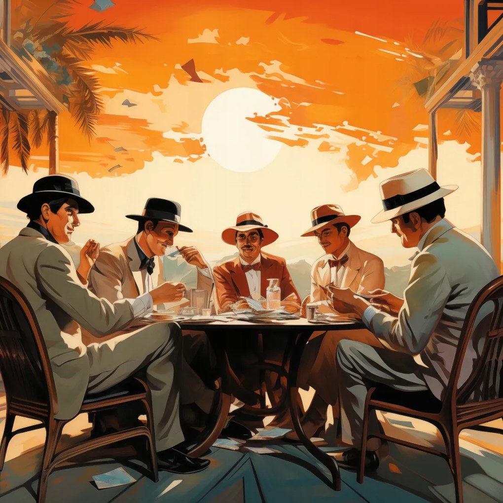 Poszter 30x30cm Ülés a Trópusokon