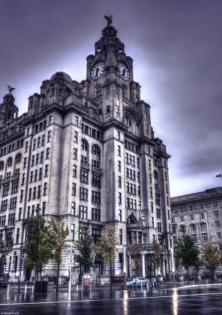 Poszter 21x29,7 cm Royal Liver Building, Assaf Frank