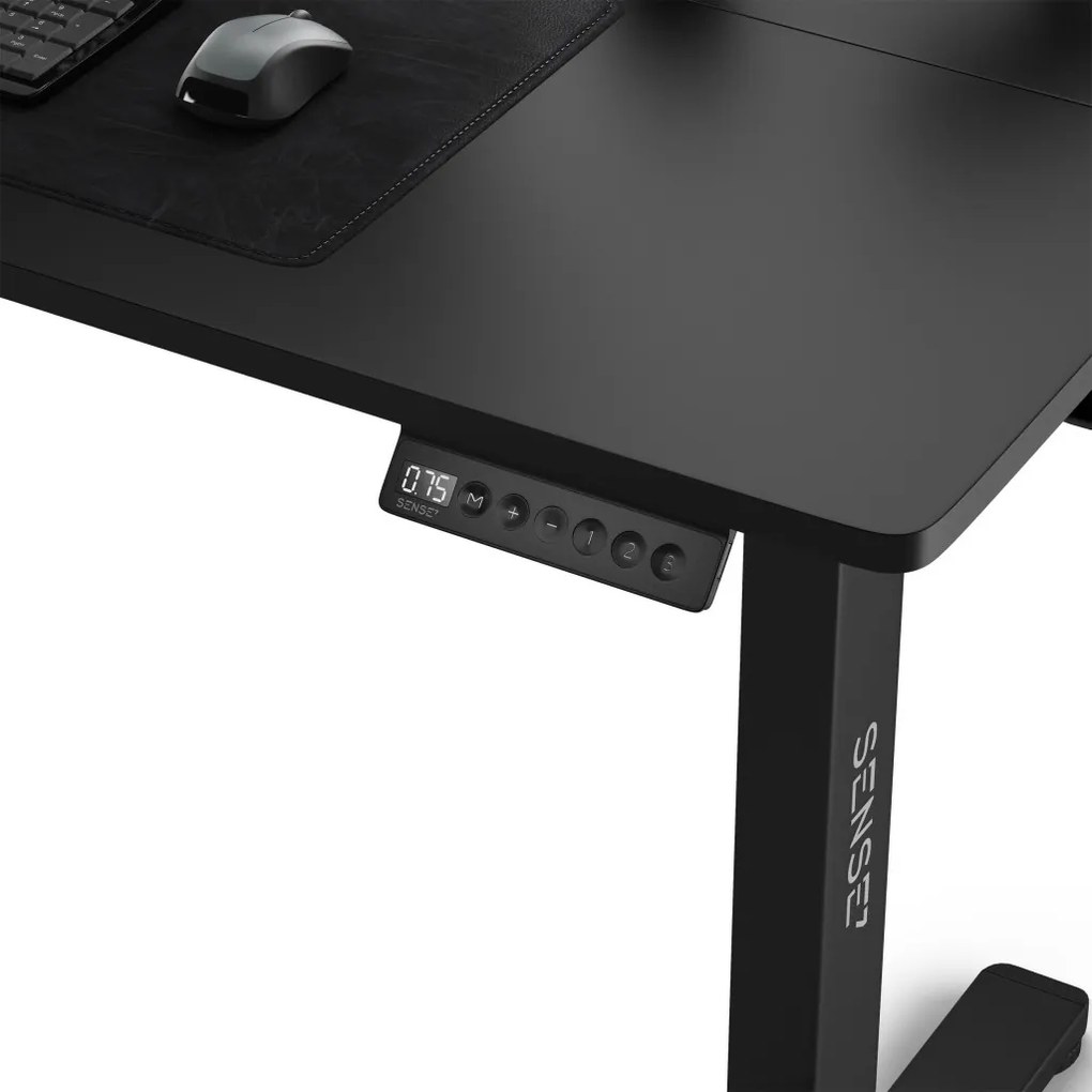 Állítható magasságú elektromos íróasztal Nojo 120x60 cm fekete