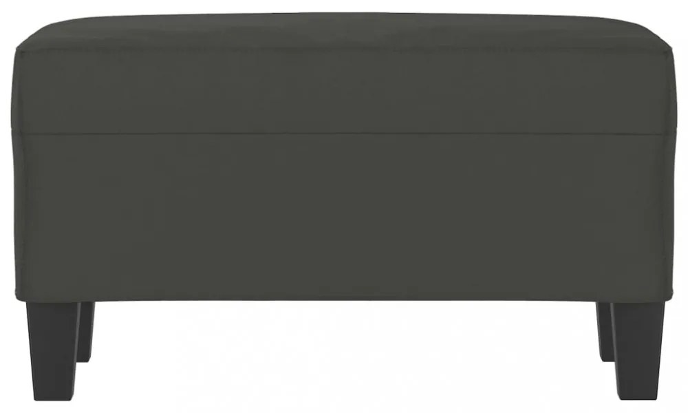 sötétszürke mikroszálas szövet pad 70 x 35 x 41 cm