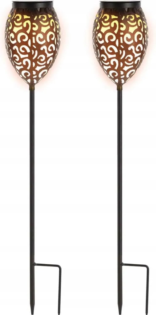 Gorvitor 2 beszúrós napelemes lámpa -csomag Keleti napelemes lámpák.