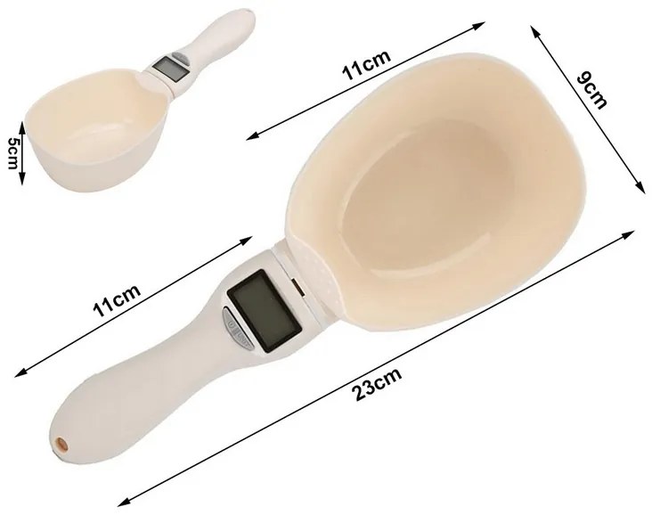 Konyhai digitális kanálmérleg LCD kijelzővel - TYL-807D