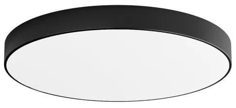 LED mennyezeti lámpa CLEO LED/96W/230V 3000K, 80 cm átm., fekete