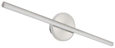 Globo 41924N Fali könnyű fém nikkel matt, akril fehér, IP44, szélesség x magasság: 608x130 mm, Mélység: 74 mm, LED 10W 230V, 980lm forrás, 720lm kimenet, 4000K