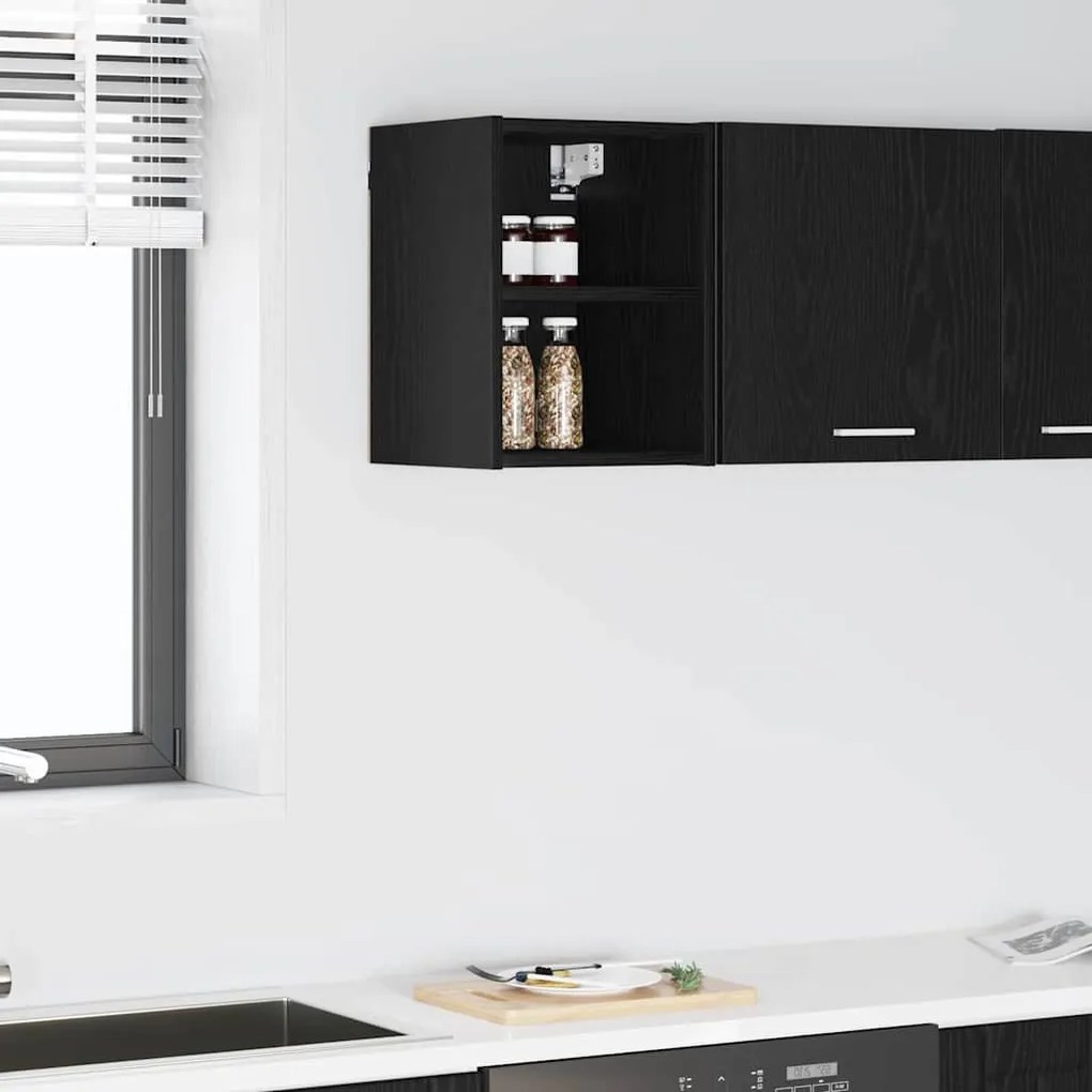 Függő szekrény Riga Fekete tölgy 30 x 29,5 x 40 cm Faanyag