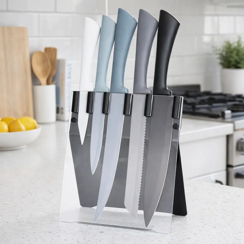 5 részes késkészlet állvánnyal