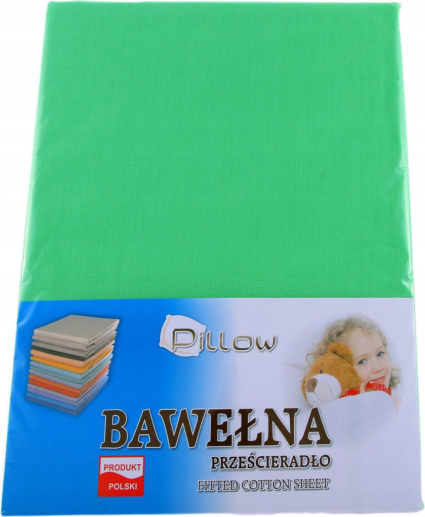 Lepedő 100% Pamut Gumi NÉLKÜLI160X220 160 Zöld Fű