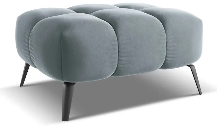 Világoskék bársony lábtartó Nalu – Makamii