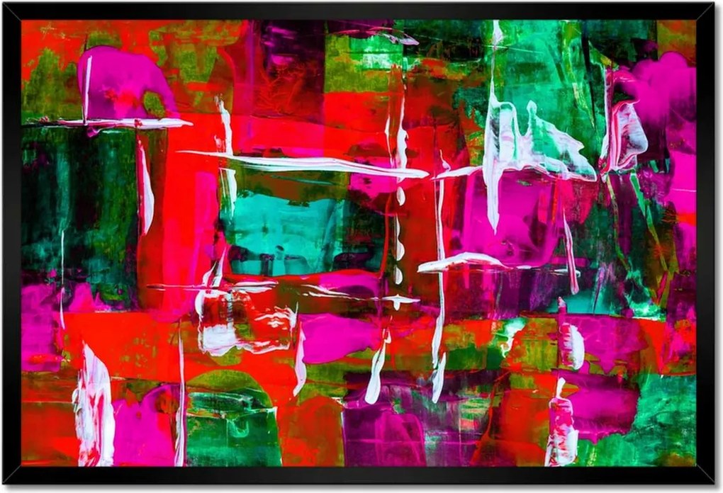 Poszterek keretben 60x40 Absztrakt Háromszög