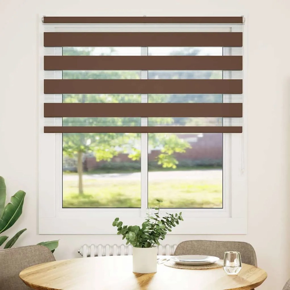 zebrafüggönnyel barna szövetszélesség 120,9 cm poliészter