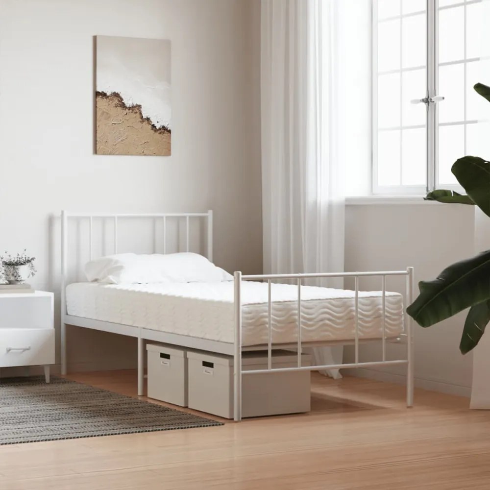 vidaXL fehér H2/H3 keménységű habmatrac 80x200 cm