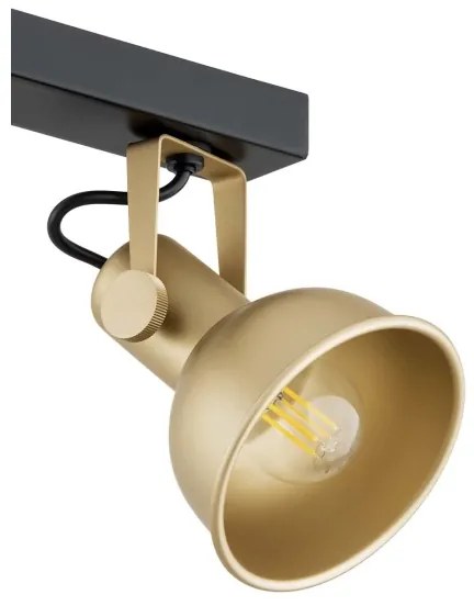 Argon 1801 - Spotlámpa LENORA 4xE14/7W/230V arany/fekete