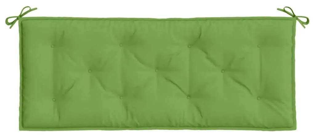 melange zöld szövet kerti padpárna 120x50x7 cm