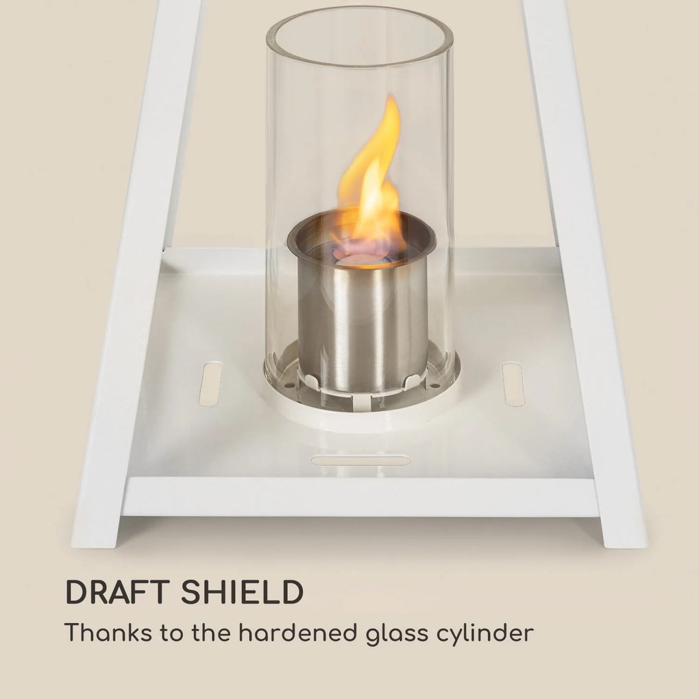 Blumfeldt Fiamme Triangolo, etanol lámpások, 2 darabos szett, rozsdamentes acél égő, 0,3 literes, égési idő 4 óra