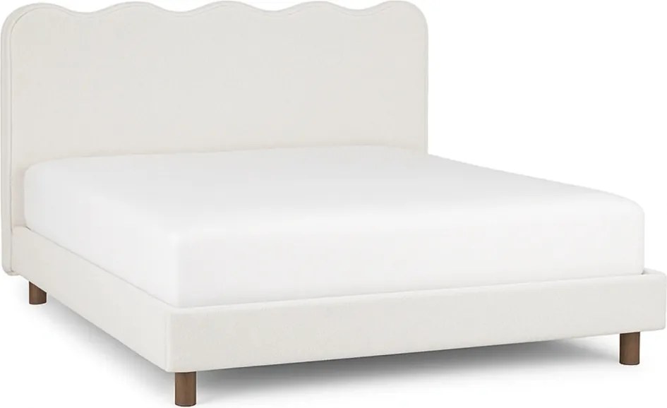 Łóżko 160x200 IZMIR Kremowe Boucle